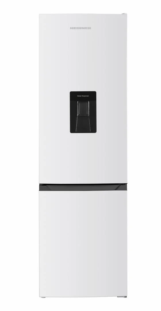 Combina frigorifica HEINNER HC-HM260WDE++, 260 l, Clasa: E, Dozator apa, Alb Heinner