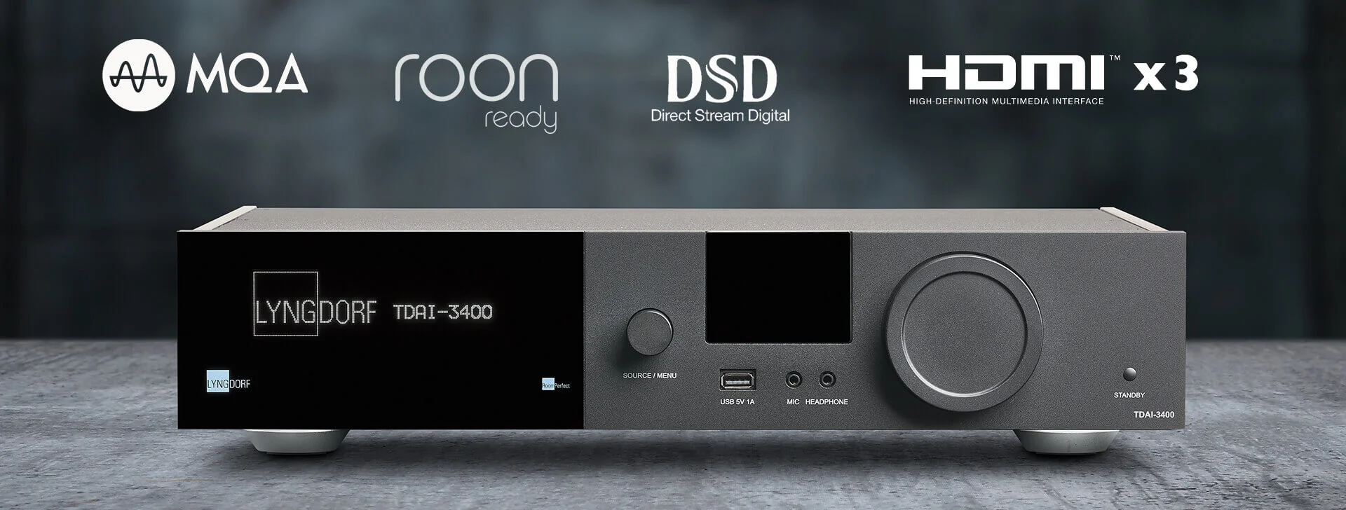 Resigilat Amplificator All In One Lyngdorf TDAI-3400 HDMI 2.1 (modul HDMI inclus) Lyngdorf