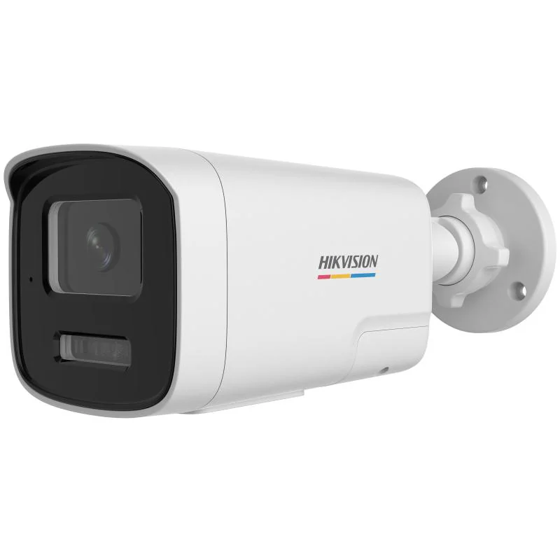 Camera de supraveghere IP Bullet 6MP ColorVu Hikvision DS-2CD1T67G2H- LIUF/SL(2.8MM), lentila fixa 2.8mm, iluminare: Color: 0.001 Lux @ (F1.0, AGC ON),B/W: 0 Lux with IR: 50m, microfon incorporat, difuzor incorporat, alarma la evenimente: Motion
