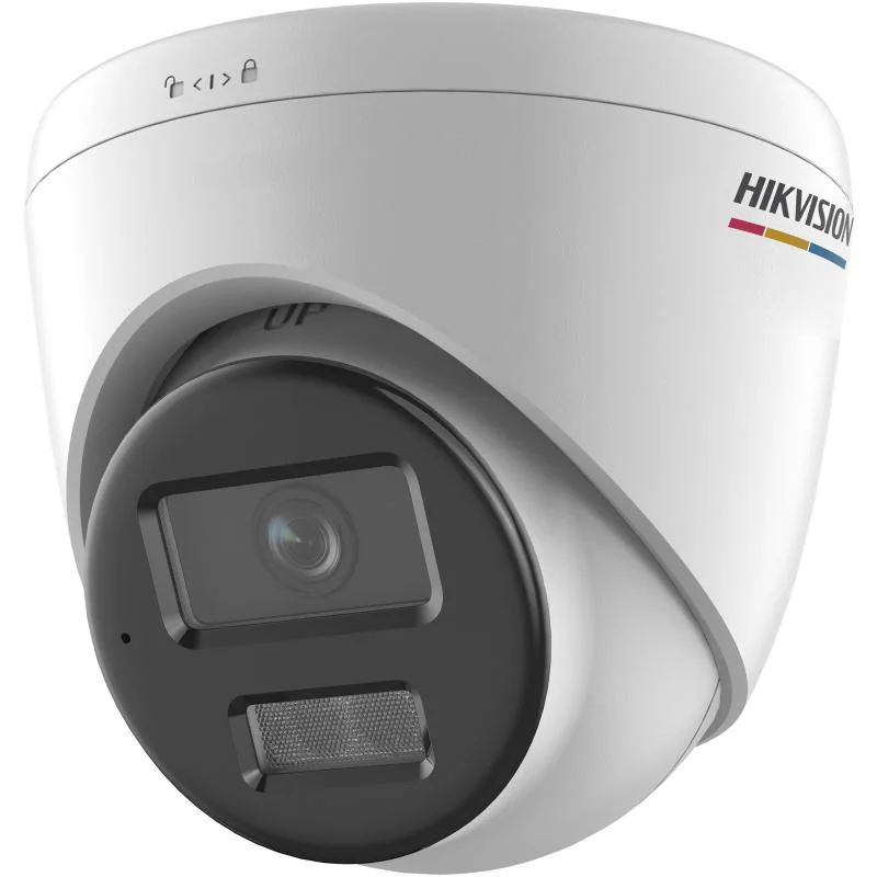 Camera de supraveghere IP Turret 6MP Hikvision DS-2CD1367G2H- LIUF/SL(2.8MM), lentila fixa 2.8mm, iluminare min: Color: 0 0.001 Lux @ (F1.0, AGC ON),0 Lux cu lumina alba, IR 30m, microfon incorporat, difuzor incorporat, slot card de memorie: