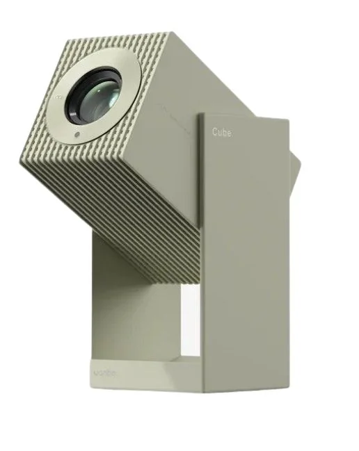 Videoproiector portabil Wanbo Cube 2 Pro TG26, 1920x1080, 500 lumeni, Android 11, verde bej Wanbo