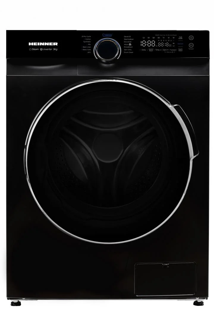 Masina de spalat rufe HEINNER HWM-M914IVKBA+++, 9 kg, 1400 rpm, Clasa: A, Negru mat