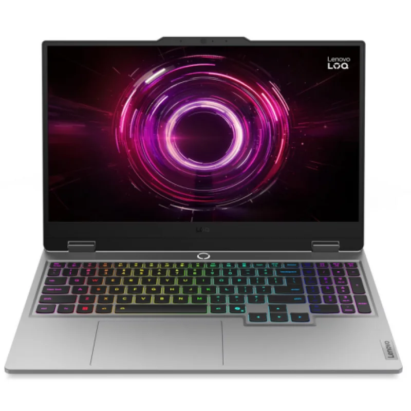 Laptop Gaming Lenovo LOQ 15AHP10, cu procesor AMD Ryzen 5 220, 15.6'' IPS, 24 GB DDR5, 1 TB SSD, NVIDIA GeForce RTX 5050, 8GB GDDR7, Fr OS