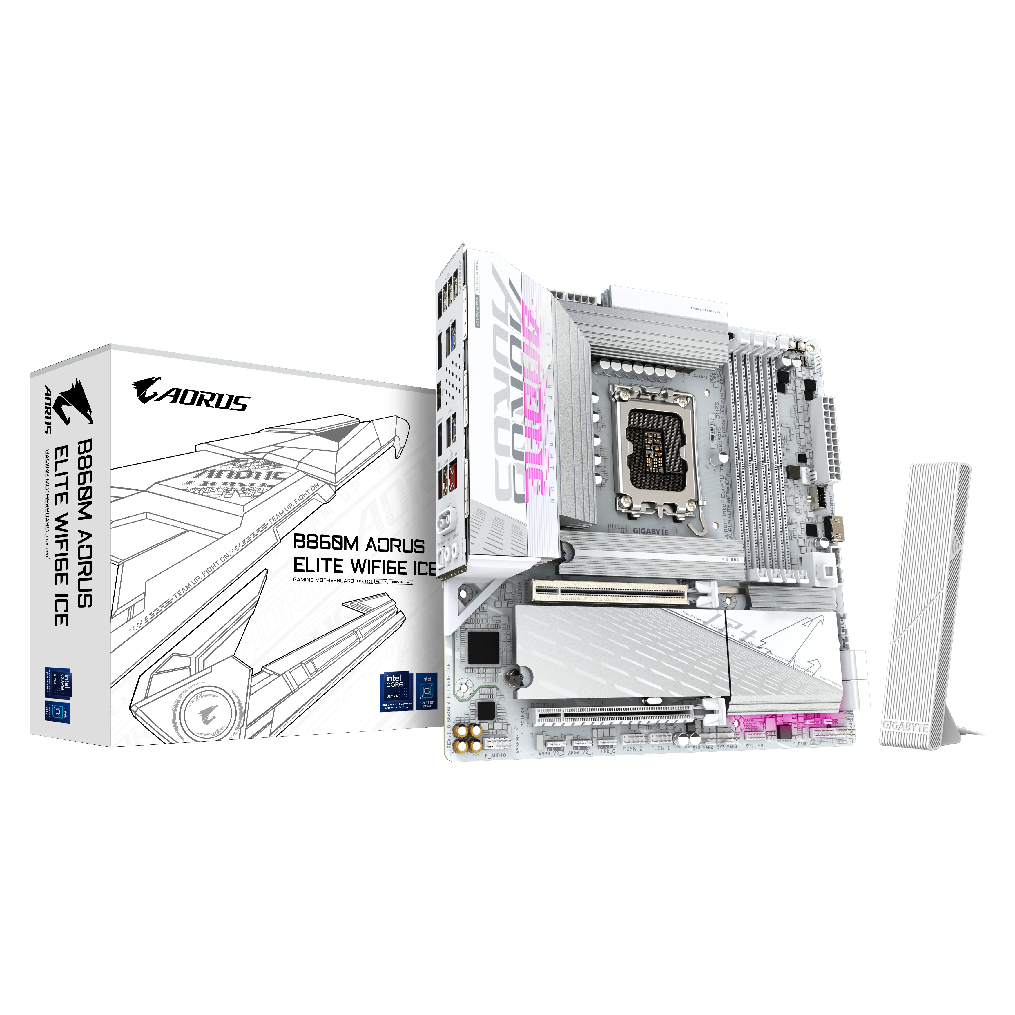 MB B860 S1851 MATX/B860M A ELT WF6E ICE GIGABYTE Gigabyte