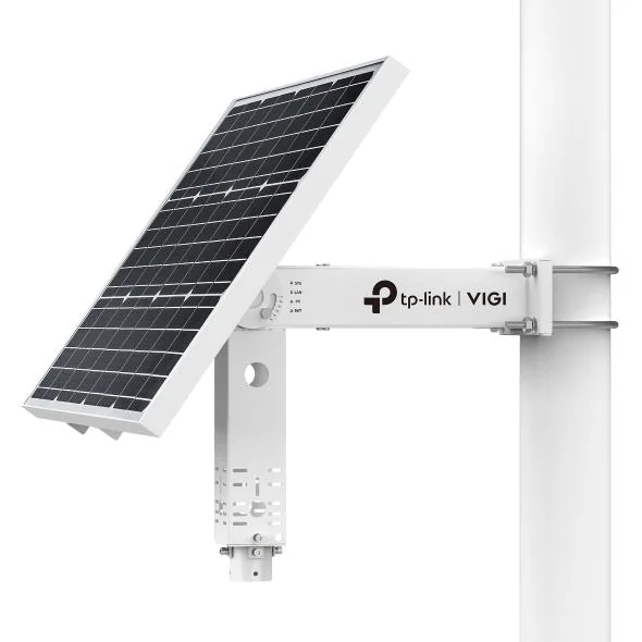 Panou fotovoltaic SP6030, 60W + Acumulator 31.2Ah/10.8V pentru camere TP-LINK VIGI, Unghi ajustabil, 3ร Porturi DC Output, modular, management de la distanta TP-Link