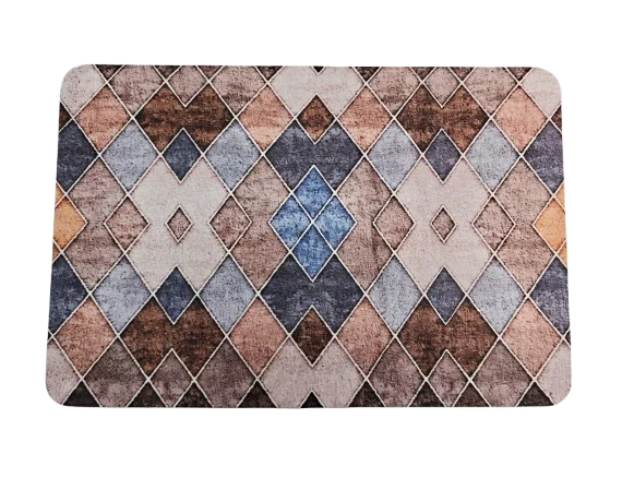 Covoras printat 40x60 Tile, cauciuc antialunecare Heinner