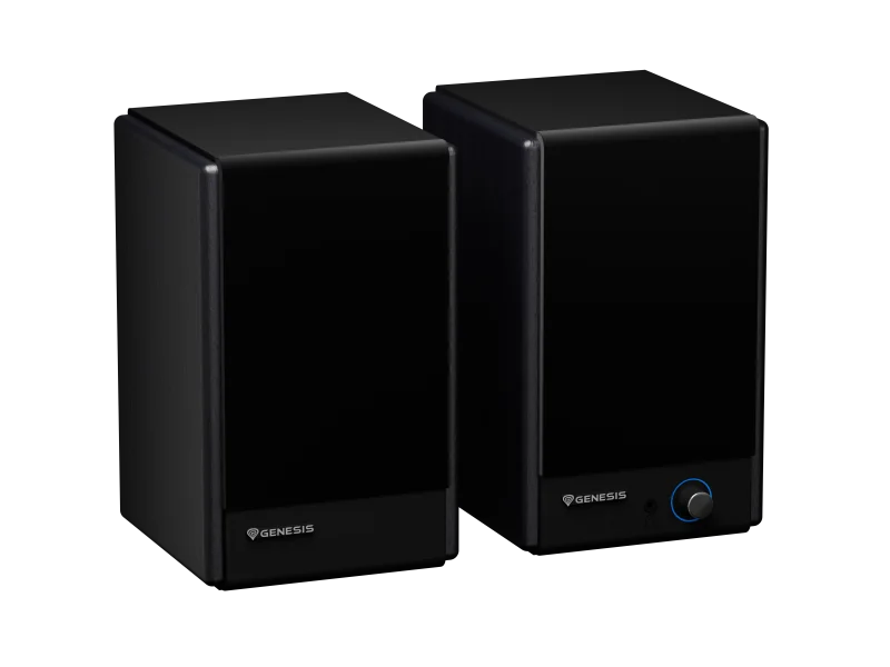 Boxe Genesis Arsen 402BT 2.0, putere maxima 60 W, frecventa raspuns 60 - 20000 Hz, conectori Optical S/PDIF RCA/Chinch x2, negru Genesis