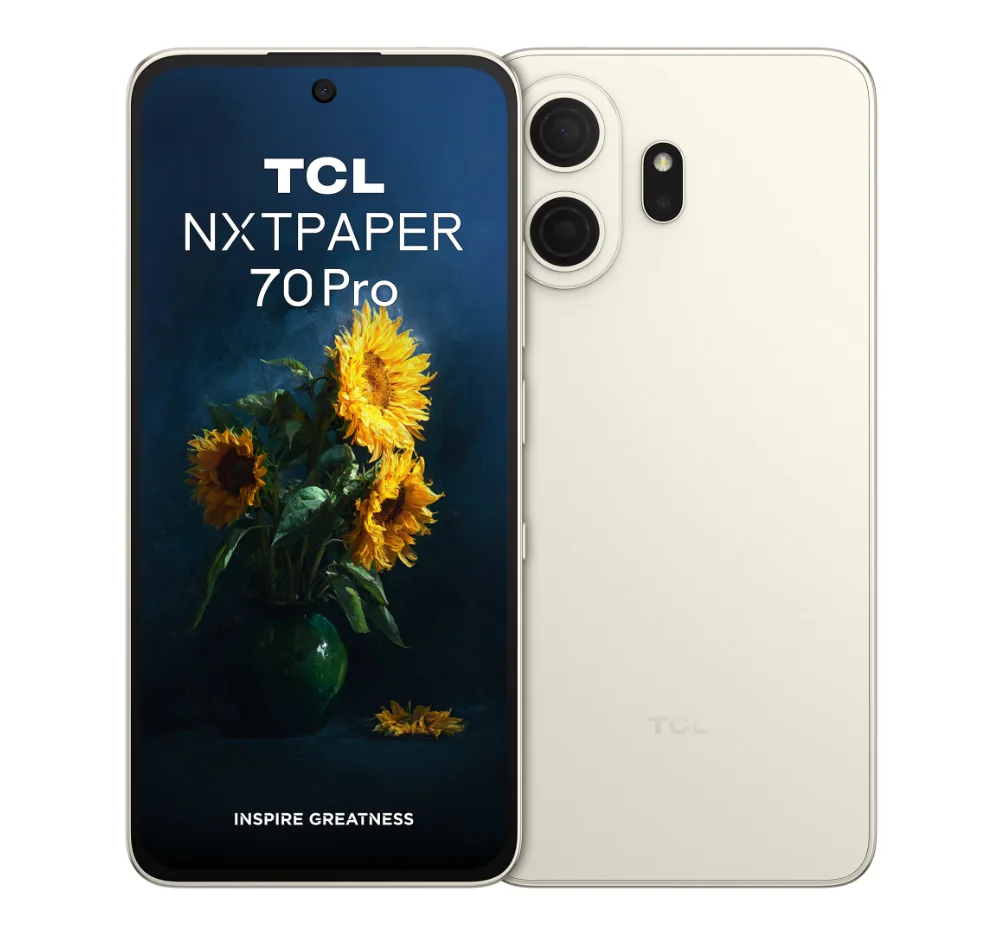 Telefon mobil TCL NXTPAPER 70 Pro, 8GB RAM, 256GB, Dual SIM, 5G, Nebula Gold TCL