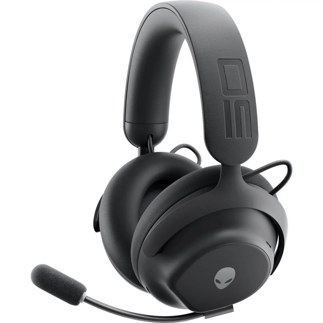 Alienware Pro Wireless Gaming Headset, Connectivity Technology: Wired/Wireless, Wireless Technology: Bluetooth, Wireless Operating Distance: 30m, Bluetooth Standard: Bluetooth 5.3, Impedance: 32 Ohm, Features: 50mm graphene-coated drivers, 2-mic AI noise