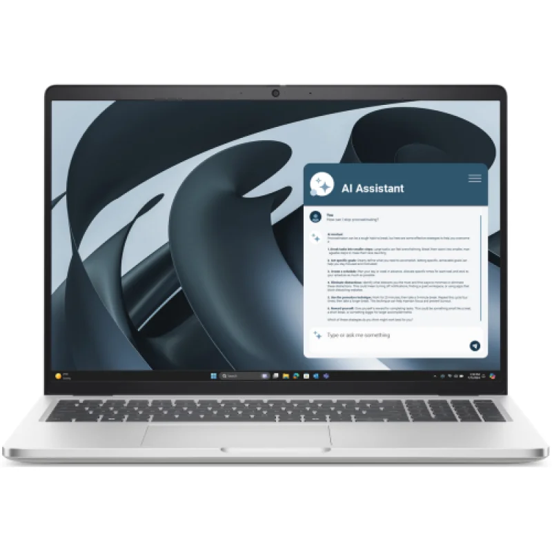 Laptop Business Dell Pro 16 Plus (PB16255), cu procesor Ryzen AI 7 PRO 350, 16'' IPS, 32 GB LPDDR5x, 512 GB, AMD Radeon 860M, Windows 11 Pro Dell