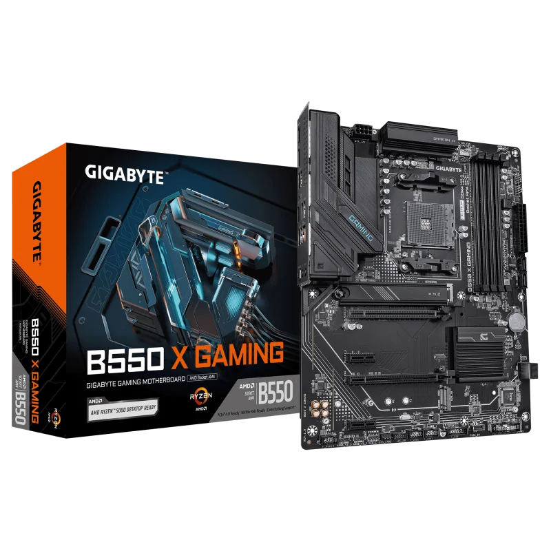 Placa de baza Gigabyte B550 X Gaming, Socket AM4, DDR4, ATX Gigabyte