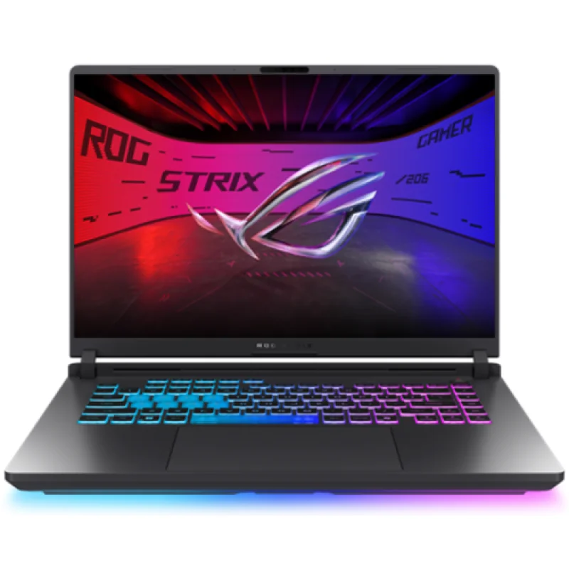 Laptop Gaming ASUS ROG Strix G16, cu procesor AMD Ryzen 9 8940HX, 16'' IPS, 16 GB DDR5, 512 GB, nVidia GeForce RTX 5050, 8GB GDDR7, Fr OS ASUS