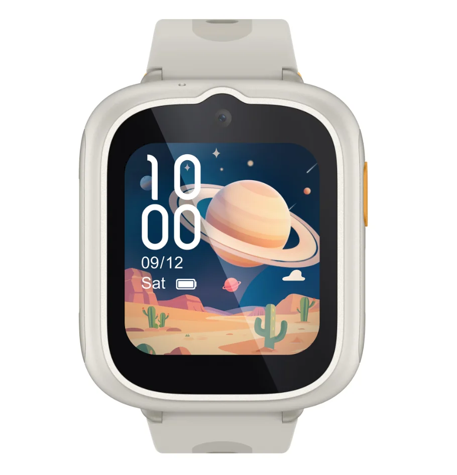 Smartwatch pentru copii TCL MOVETIME Kids' Watch MT48, 43 mm, Ivory TCL