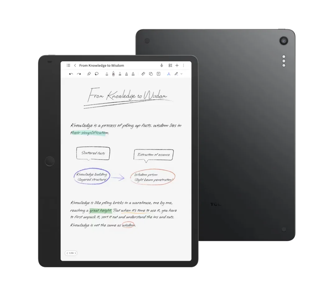 NXTPAPER Note A1, 8 GB RAM, 256 GB, Grey TCL