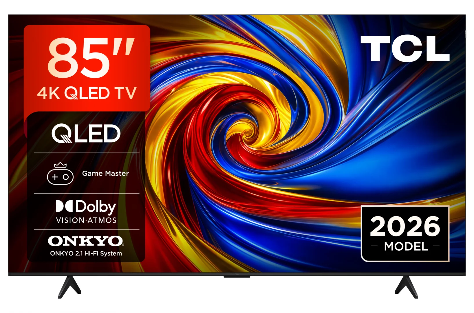 Televizor TCL QLED 85QLED780L, 214 cm, Smart Google TV, 4K, Onkyo (Model 2026) TCL