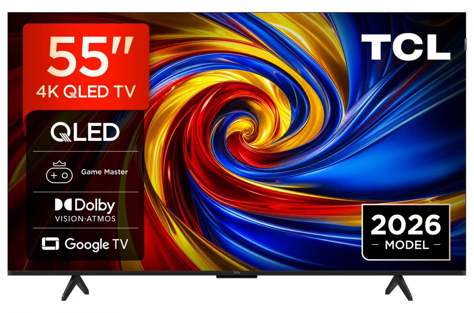 Televizor TCL QLED 55QLED780L, 138 cm, Smart Google TV, 4K (Model 2026) TCL