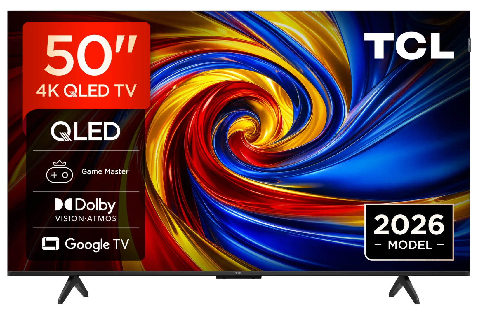 Televizor TCL QLED 50QLED780L, 126 cm, Smart Google TV, 4K (Model 2026) TCL