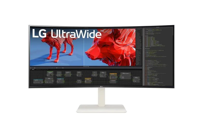 Monitor Consumer LG 38BR85QC-W, 37.5", 3840 x 1600 pixeli, White LG