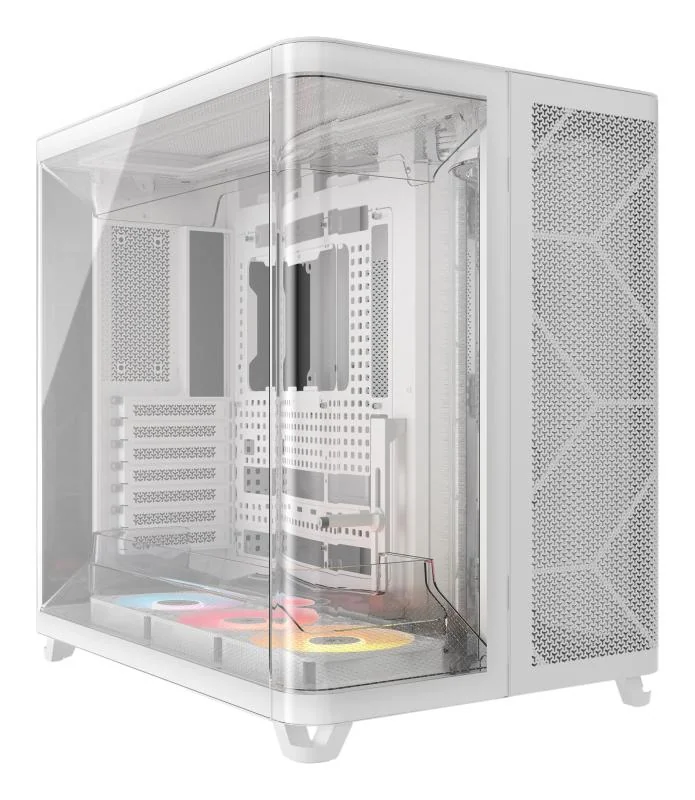 Carcasa CORSAIR AIR 5400 RS-R ARGB, RGB, Cube Tower, White Corsair