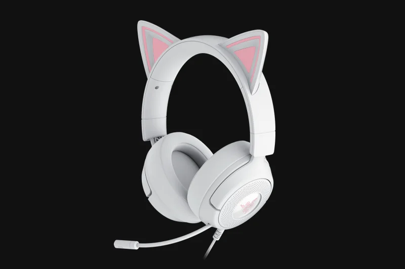 Casti Gaming Head-band Razer Kraken Kitty V3 X, Wired, Alb Razer