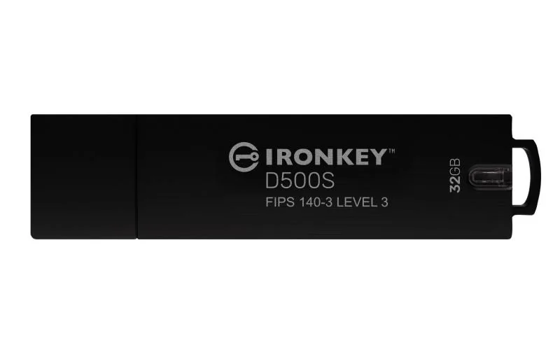 Memorie USB Kingston IronKey D500S 32GB, USB Type-A, Negru Kingston
