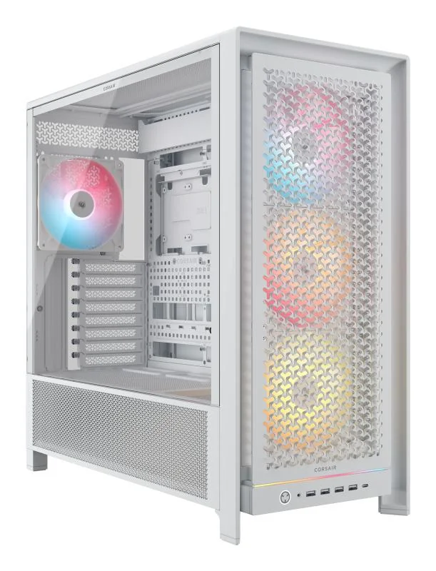 Carcasa CORSAIR FRAME 5000D RS ARGB, RGB, Mid Tower, White Corsair