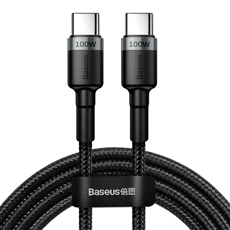 Baseus CATKLF-ALG1 USB Type-C to C Cable Cable (100W, 2m) Black Other