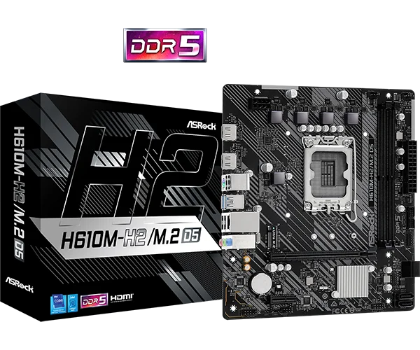 Placa de bază ASRock H610M-H2/M.2 D5 LGA1700 Asrock