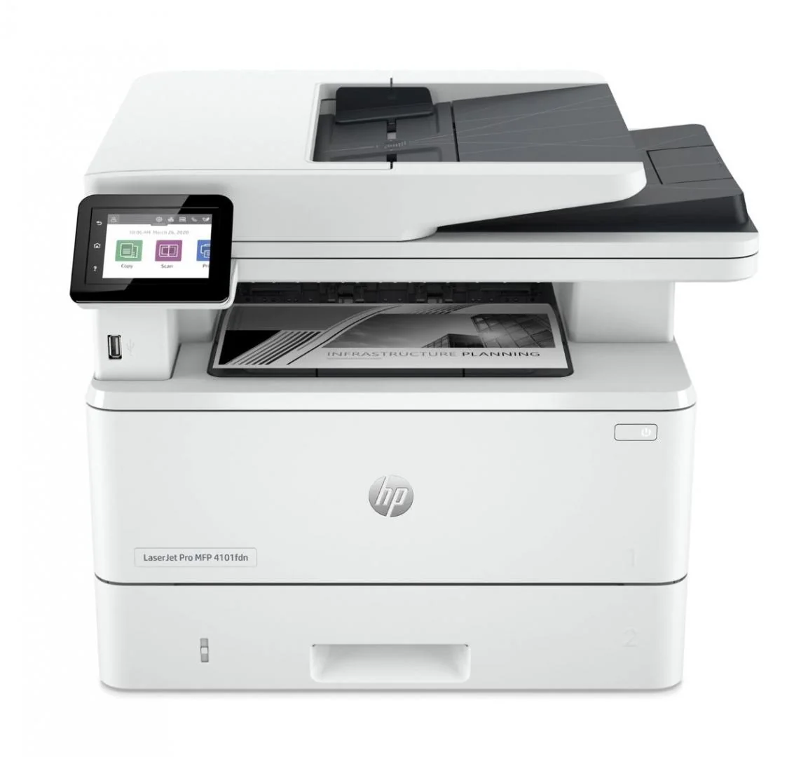Multifunctional laser HP LaserJet Pro MFP 4102fdn, format A4, Monocrom, Duplex, USB + LAN + Wi-Fi HP