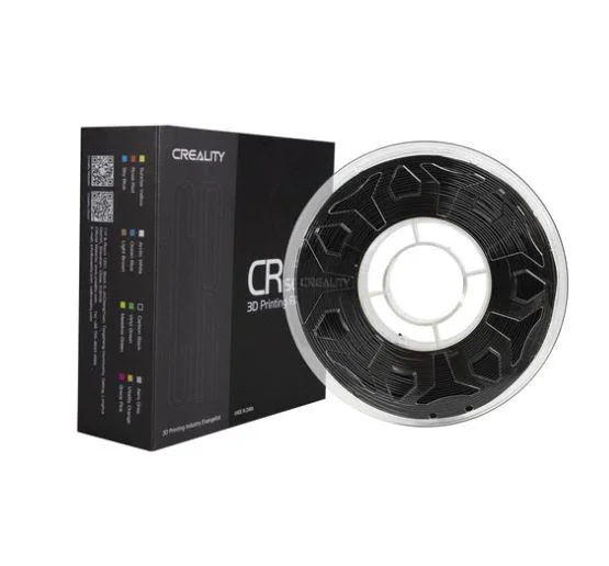 CR-TPU 3D Printer Filament, Black, Glossy, 1kg, elastic,rezistent UV, Printing temperature: 210-240, Filament diameter: 1.75mm, Size of filament wheel: Diameter 200mm, height 66mm, hole diameter 56mm. Utilizare: pana la 6 luni de la deschiderea Creality