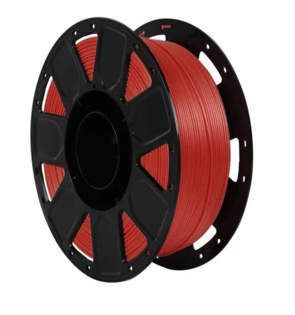 ENDER PLA 3D Printer Filament, Red, 1KG, Printing temperature: 200, Filament diameter: 1.75mm, Tensile strength: 60MPa, Size of filament wheel: Diameter 200mm, height 70mm, hole diameter 56mm. Creality