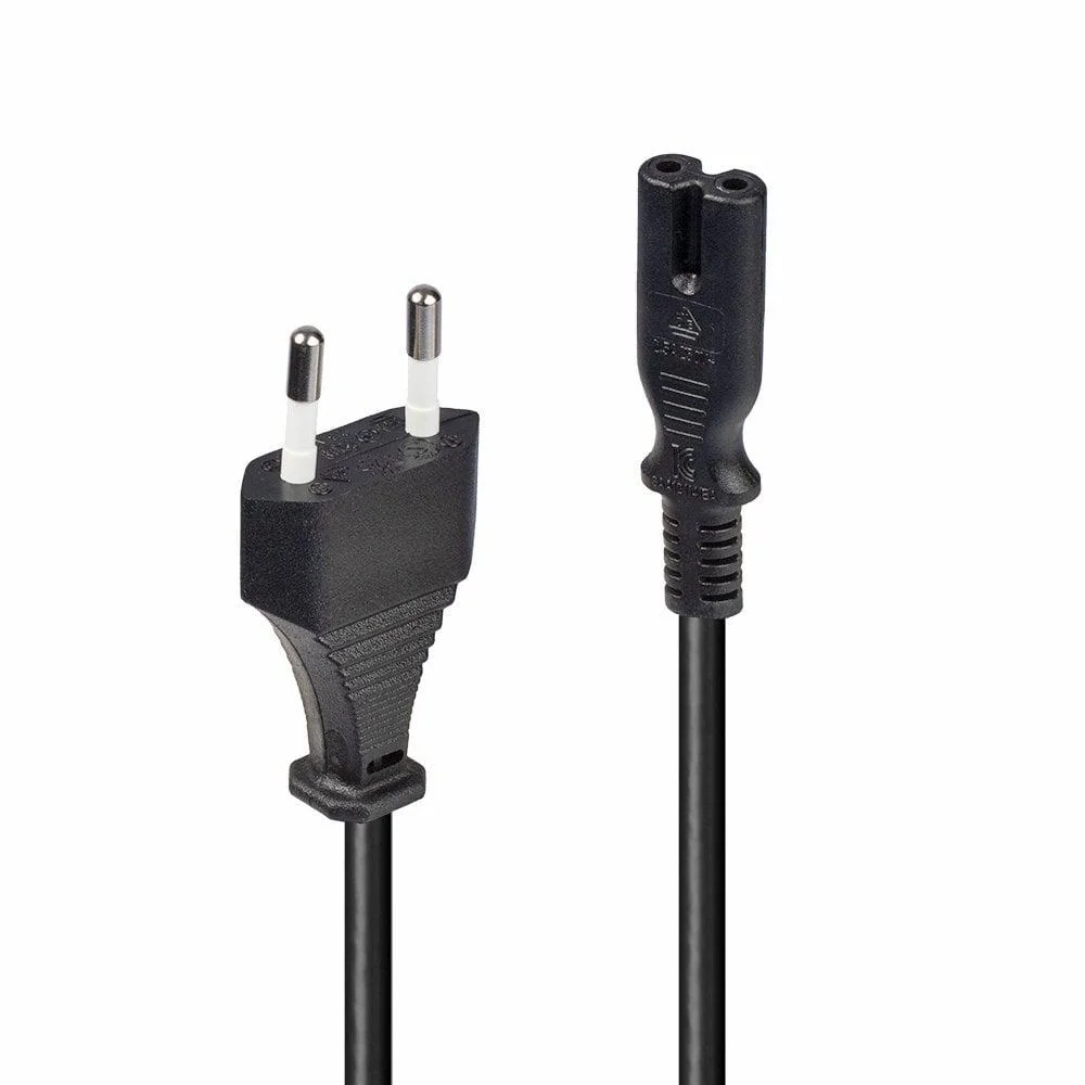 Cablu alimentare Lindy Euro C8 - IEC C7, 5m, negru Description Connector A: Euro Mains Plug Connector B: IEC C7 Cable type: H03-VV-H2F 2 x 0.75mm² Colour: Black https://www.lindy-international.com/Mains-Cable-with-Euro-Connector- Lindy