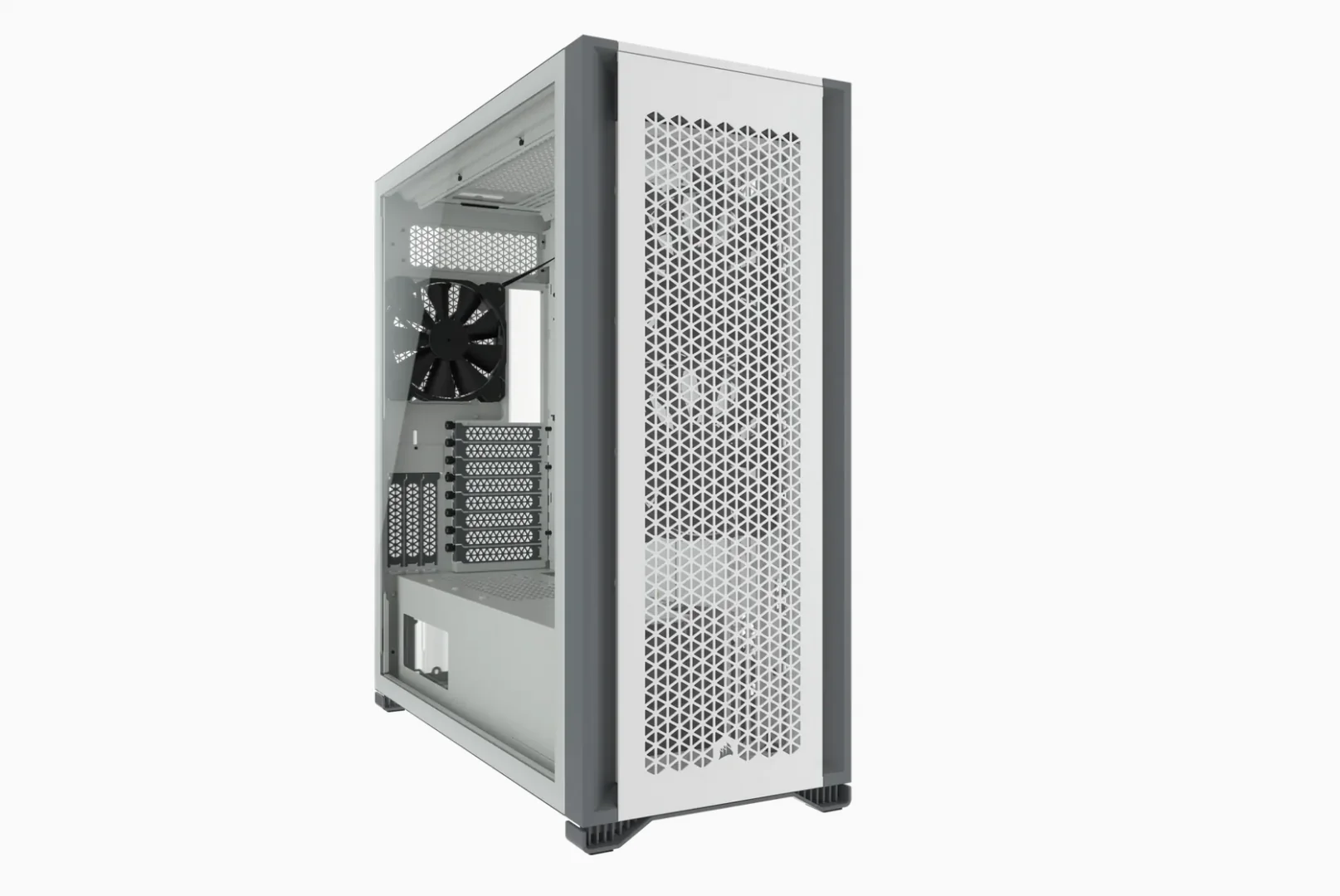 Carcasa Corsair 7000D AIRFLOW, RGB, Full Tower, White Corsair