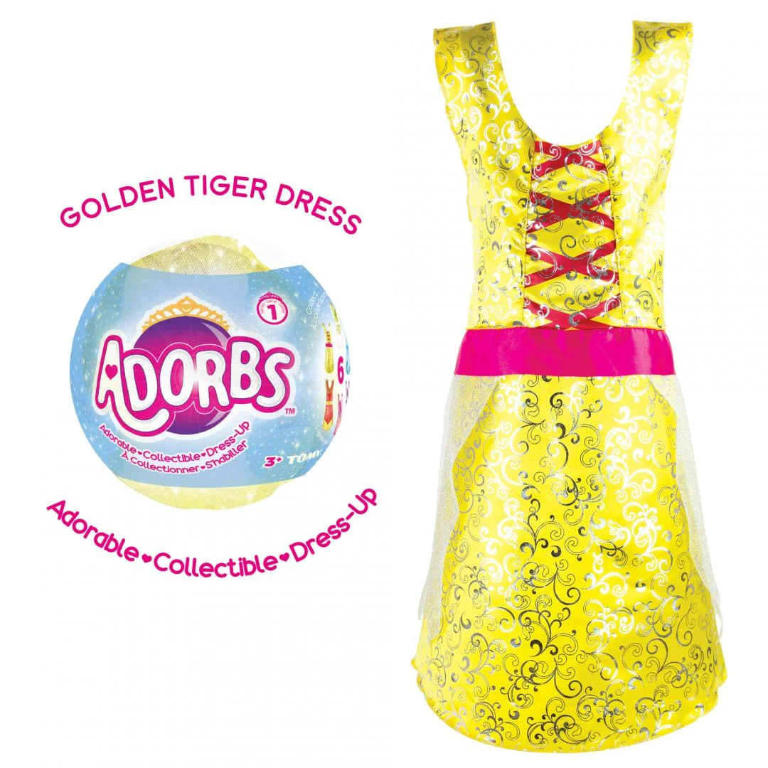 Adorbs- Costum tip rochie, galben Tomy