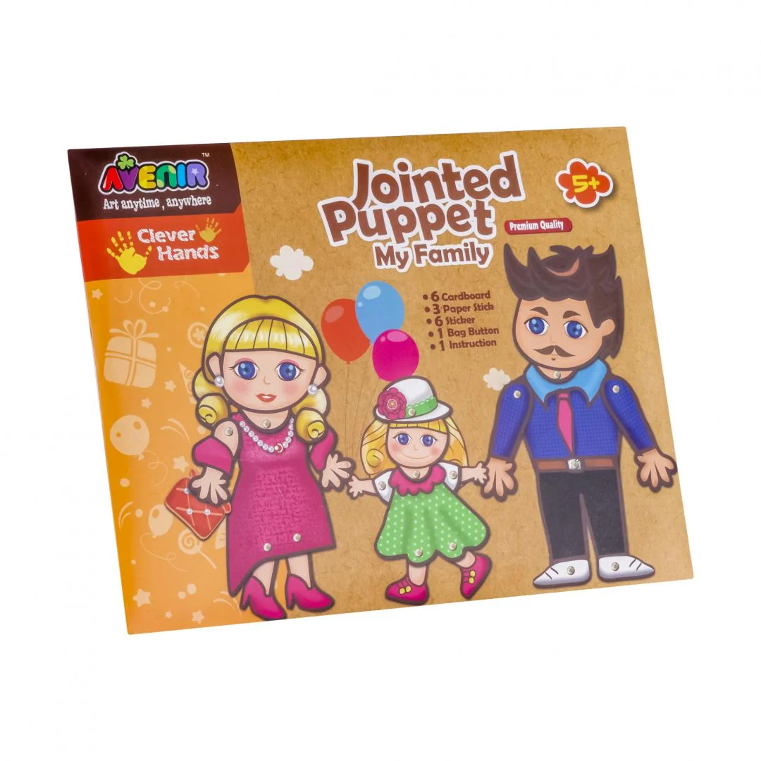 Papusa cu articulatii- Familia mea Momki
