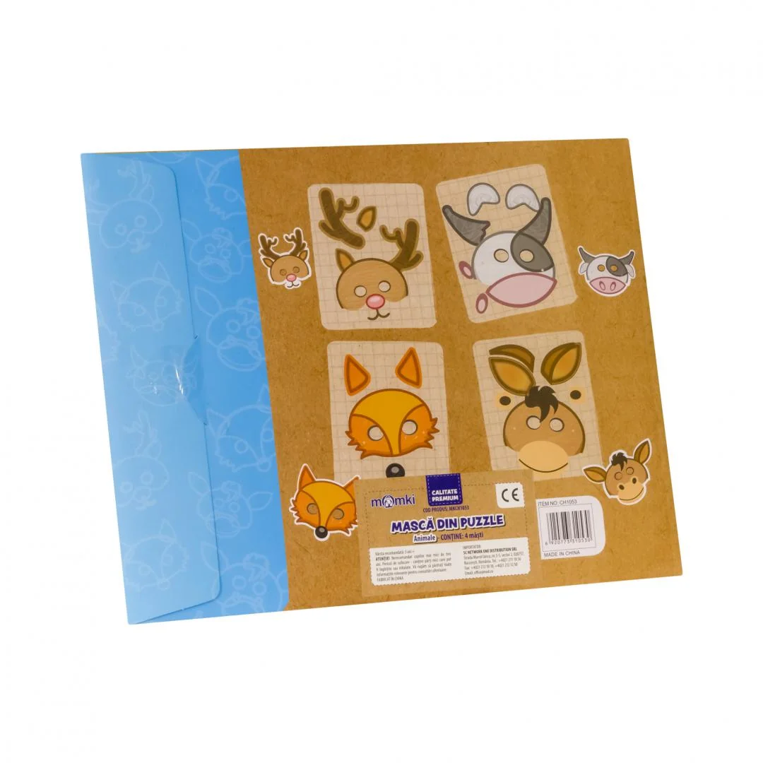 Masca din puzzle- Animale Momki