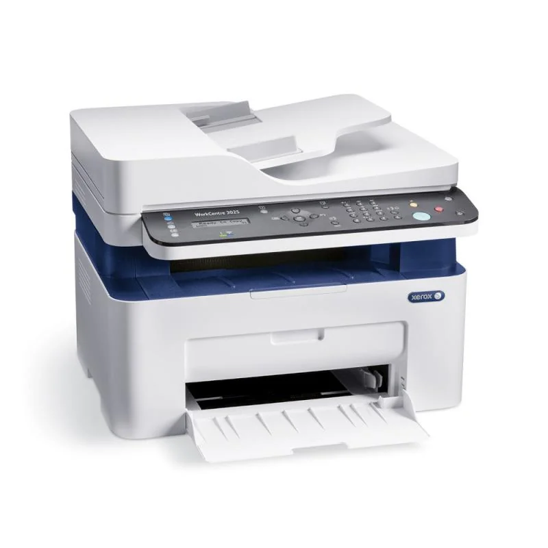 Multifunctional laser mono Xerox WorkCentre 3025V_NI, Print/ Copy/ Scan/ Fax, Viteza: 20 ppm, Rezolutie: 600X600 dpi, Procesor 600 MHz, Memorie 128 MB, Limbaje de printare: GDI, Interfata: USB, Ethernet, Wireless, ADF 40 pagini, Consumabile:106R02773 sau Xerox