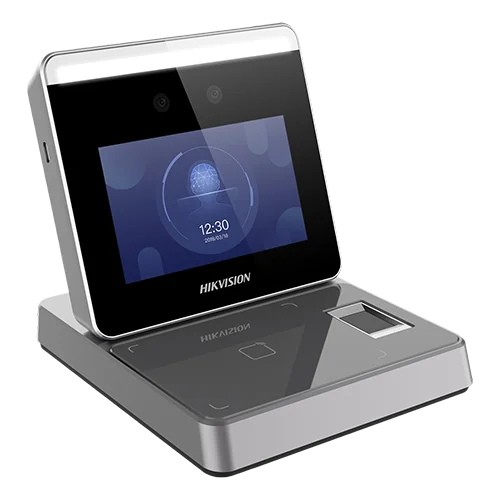 Statie inregistrare utilizatori control acces, 2MP, recunoastere faciala, card, biometric - HIKVISION DS-K1F600U-D6E-F Hikvision