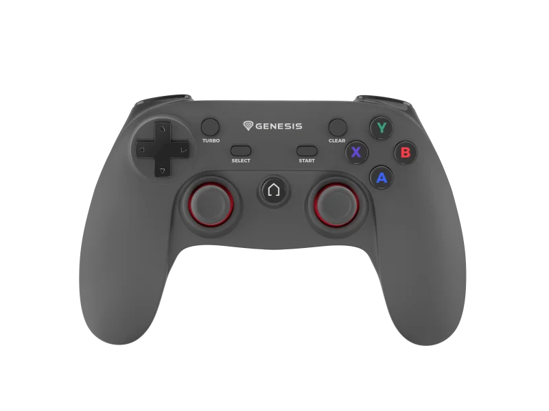 Controller wireless Genesis Mangan PV56, interfata 2.4 GHz, numar butoane 12, capacitate baterie 600 mAh, compatibilitate PC, PS3, negru