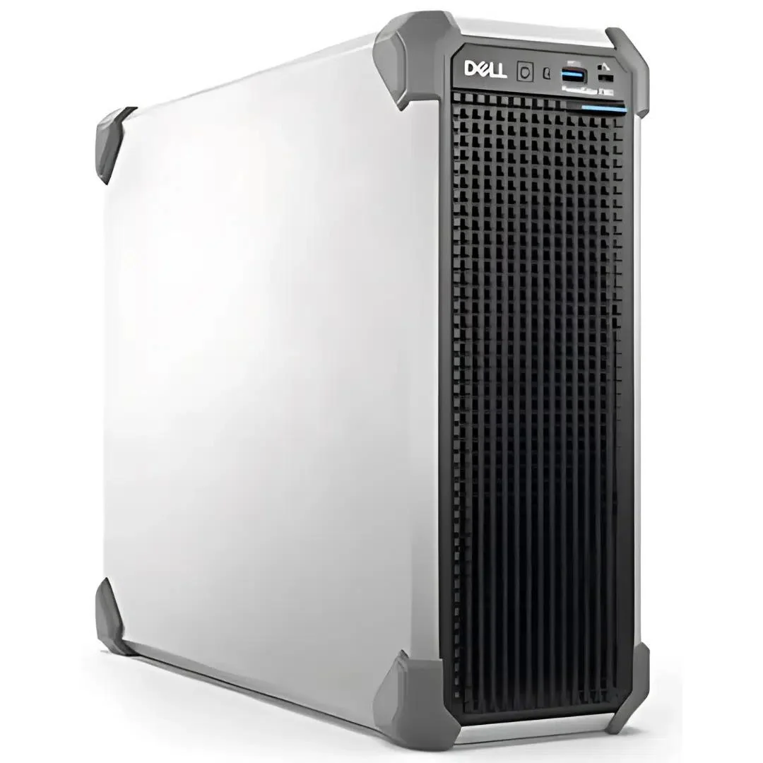 PowerEdge T160 Tower Server Intel Xeon 6 Performance 6325P 3.5G, 4C/8T, 12M Cache, Turbo, (55W) DDR5-4800, 32GB UDIMM, 5600MT/s ECC, 2x 1TB Hard Drive SATA 6Gbps 7.2K 512n 3.5in, Motherboard with Broadcom 5720 Dual Port 1Gb On-Board LOM, No Controller, Dell