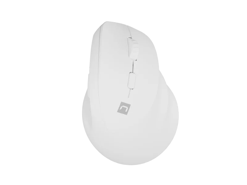 Mouse Wireless NATEC Crake 2, 2400 dpi, Alb Natec