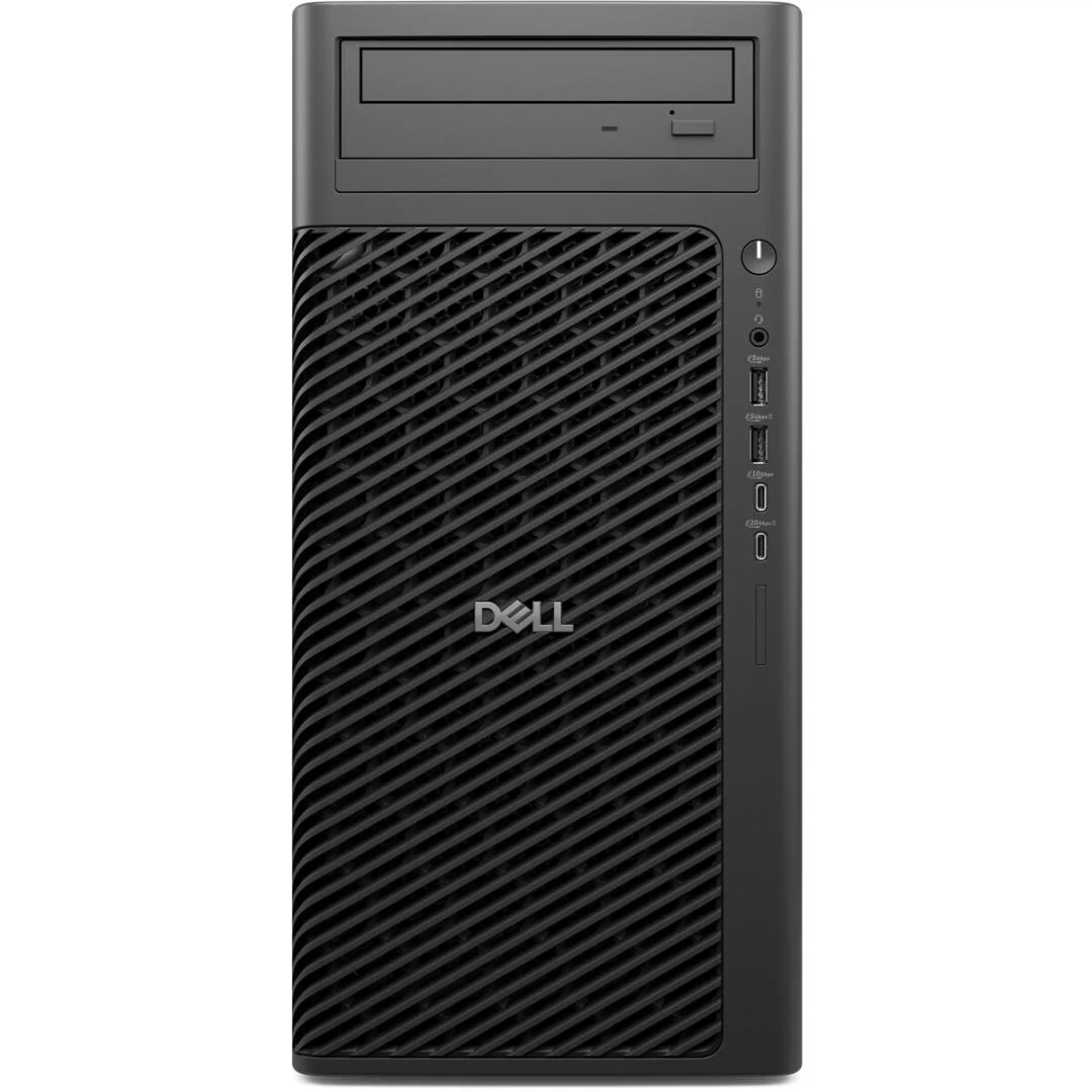 Desktop Workstation Dell Pro Max T2 cu procesor Intel Core Ultra 9 U9-285K pana la 5.7 GHz, 64 GB DDR5, 1TB 2TB, RTX 4000 Ada, Windows 11 Pro, Black Dell
