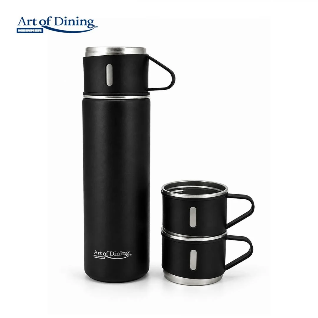 SET TERMOS QUATTRO SIP NEGRU, COOKING BY HEINNER Heinner