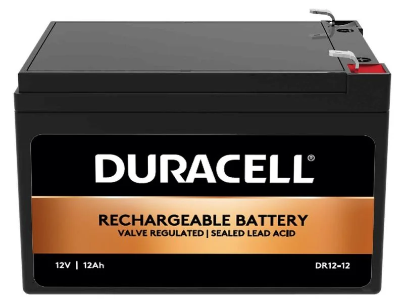 Baterie auto Duracell, voltaj 12V 12Ah VRLA, capacitate 12000 mAh Duracell