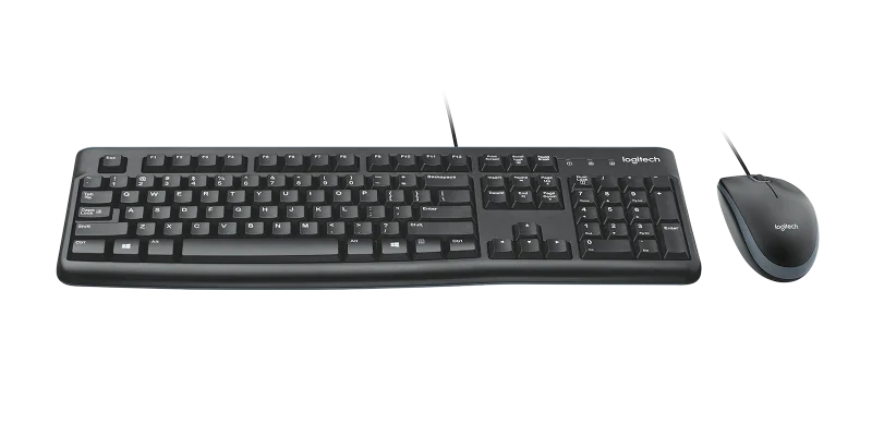 Tastatura LOGITECH Desktop MK120, USB, Negru Logitech