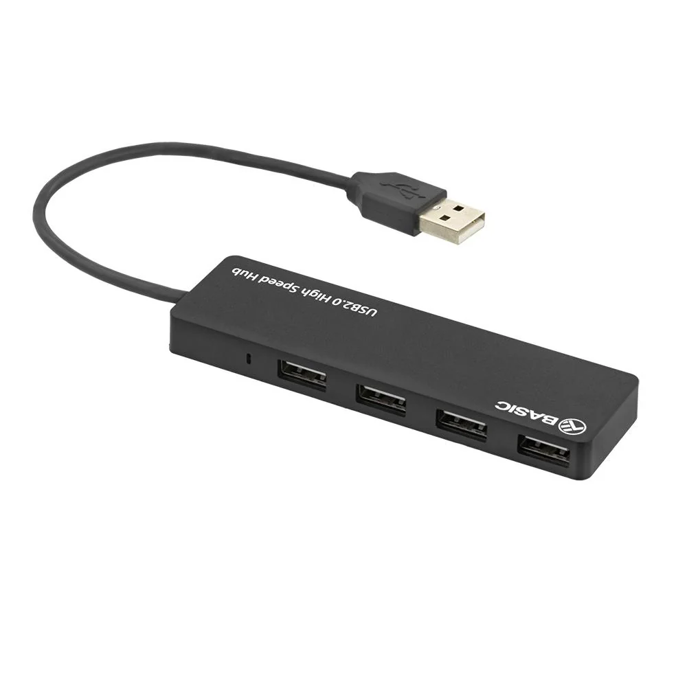 Hub USB TELLUR TLL321041, USB-A, 4 porturi, Negru Tellur