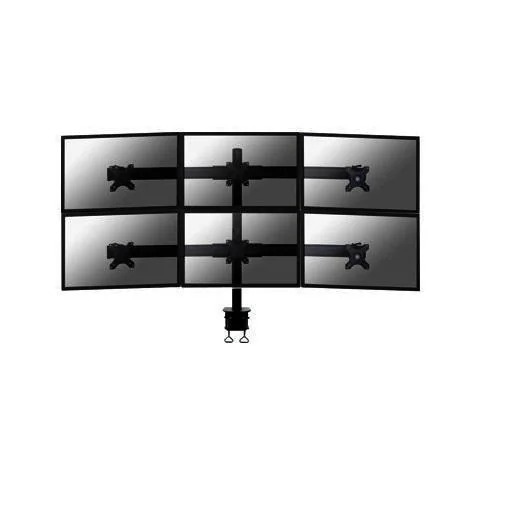 Suport Monitor de Birou, Neomounts by Newstar FPMA-D700D6, 19" - 27", VESA 100x100, suporta pana la 8kg, negru Neomounts
