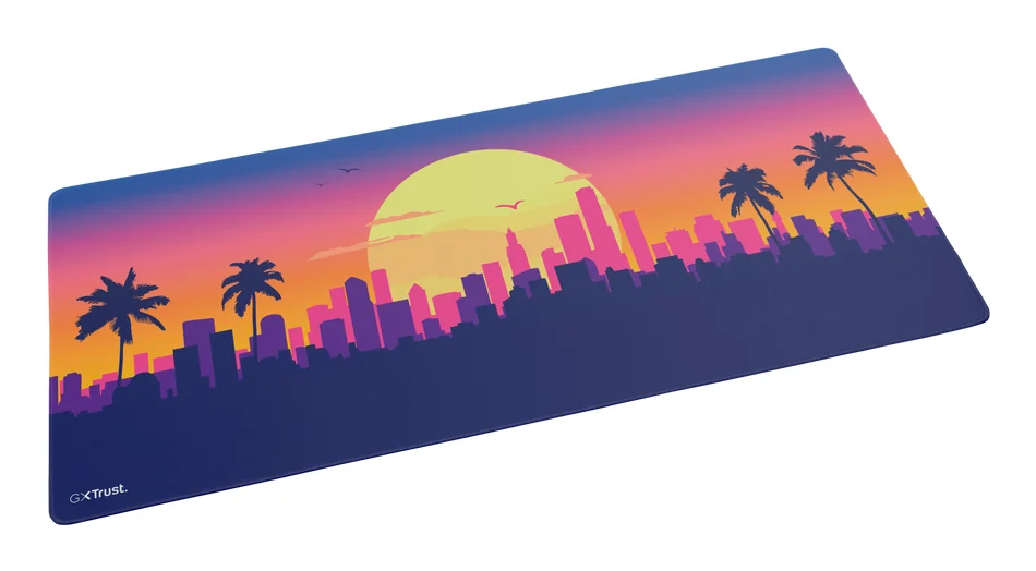 Mousepad Trust GXT 759SM XXL, dimensiuni 400 x 900 x 3, orange/purple Trust