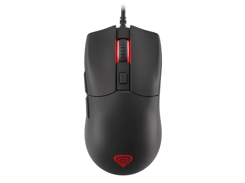 Mouse gaming cu fir Genesis Krypton 750, senzor optic Pixart PAW3333, interfata USB, rezolutie maxima 8000 DPI, numar butoane programabile 6, iluminare RGB, switch mecanic Huano, alb