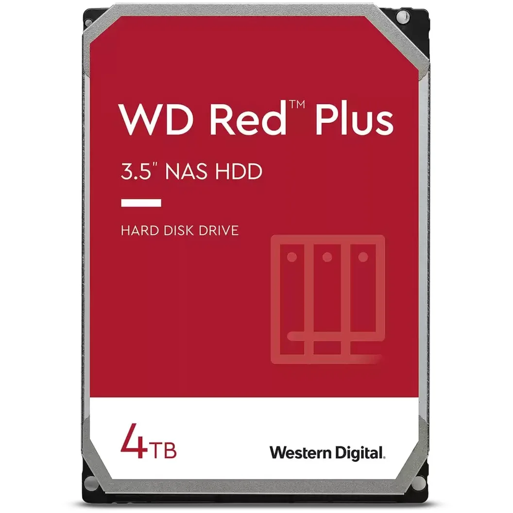 Hard disk intern NAS WD Red Plus 4TB, 5400 RPM, 256MB cache, SATA-III, refurbished (SKU: WD40EFPX-ref) WD
